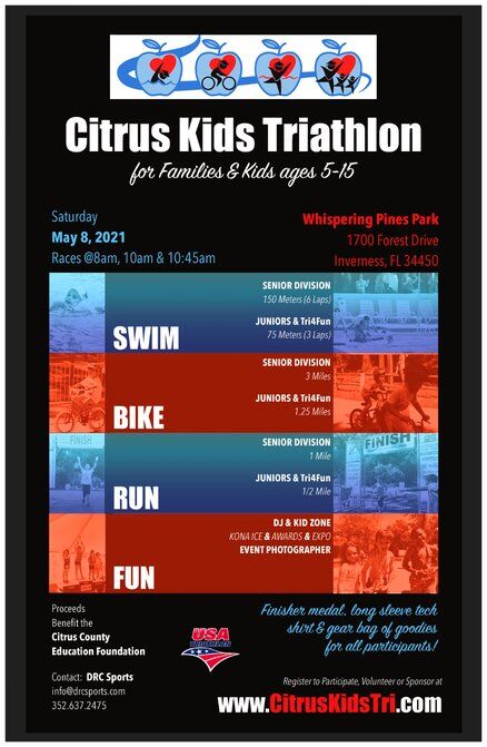 CCEF Citrus Kids Triathlon Flyer